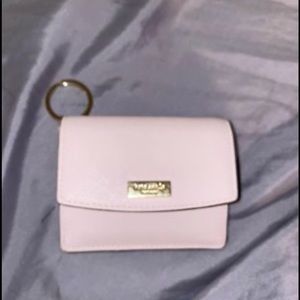 Baby Pink Kate spade small wallet and cardholder